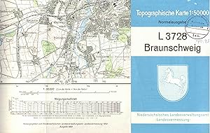Bild des Verkufers fr Blatt L 3728 Braunschweig (Topographische Karte 1 : 50.000) zum Verkauf von Paderbuch e.Kfm. Inh. Ralf R. Eichmann