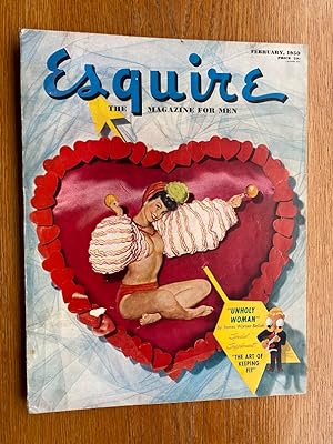 Image du vendeur pour Esquire: The Magazine for Men February 1950: Three Hours Between Planes, The Fearful Ones, Unholy Woman mis en vente par Scene of the Crime, ABAC, IOBA