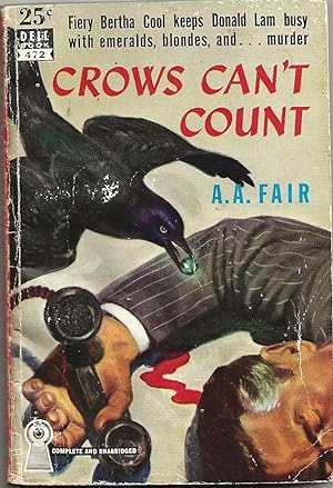 Seller image for CROWS CAN'T COUNT **DELL MAPBACK #472** for sale by MURDER BY THE BOOK