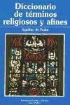 Imagen del vendedor de Diccionario de trminos religiosos y afines a la venta por AG Library