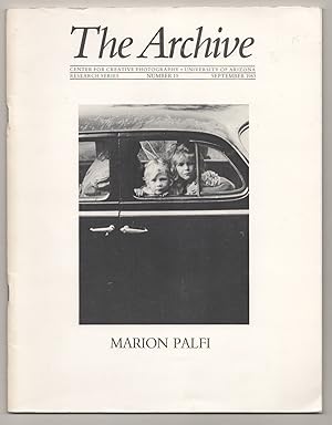 Image du vendeur pour Marion Palfi: The Archive, Research Series, Number 19, September 1983 mis en vente par Jeff Hirsch Books, ABAA