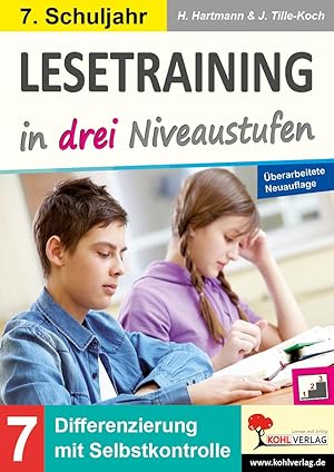 Bild des Verkufers fr Lesetraining in drei Niveaustufen / Klasse 7 zum Verkauf von moluna