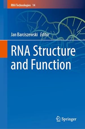 Bild des Verkufers fr RNA Structure and Function zum Verkauf von AHA-BUCH GmbH