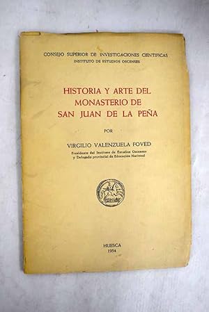 Seller image for Historia y arte del Monasterio de San Juan de la Pea for sale by Alcan Libros