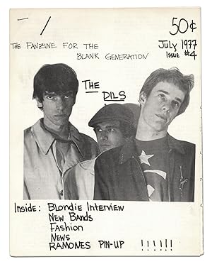 The Fanzine for the Blank Generation July 1977 Issue #4