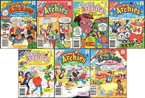 THE NEW ARCHIES COMICS DIGEST MAGAZINE - Issues 1, 2, 3, 4, 5, 6, 7