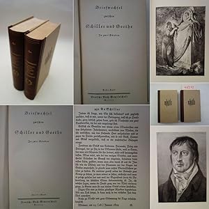 Seller image for Briefwechsel zwischen Schiller und Goethe in zwei Bnden * 2 Bnde ( v o l l s t  n d i g ) for sale by Galerie fr gegenstndliche Kunst