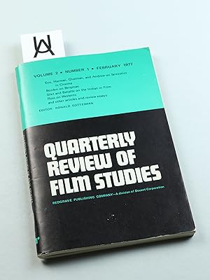 Bild des Verkufers fr Quarterly Review of Film Studies, Volume 2, Number 1, February 1977. zum Verkauf von Antiquariat Uhlmann