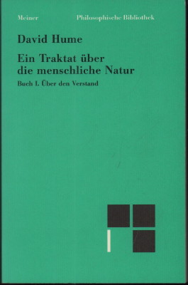 Bild des Verkufers fr Ein Traktat ber die menschliche Natur. Band I: ber den Verstand. zum Verkauf von Antiquariat Jenischek