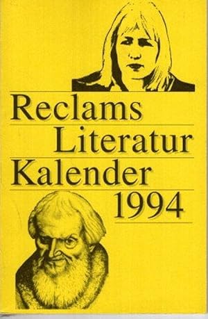Reclams Literatur- Kalender 1994. XL. Jahrgang,