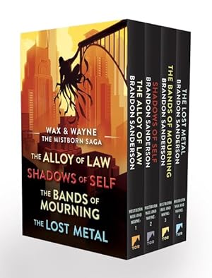 Imagen del vendedor de Mistborn Saga Wax and Wayne Boxed Set : The Alloy of Law, Shadows of Self, The Bands of Mourning, and The Lost Metal a la venta por GreatBookPrices