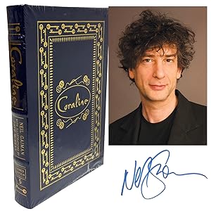 Neil Gaiman "Coraline" Signed Limited Edition, Leather Bound Collector's Edition w/Custom Matchin...