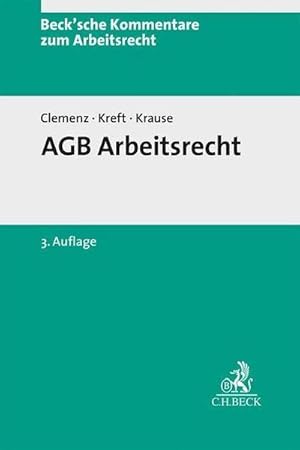 Immagine del venditore per AGB-Arbeitsrecht: Kommentar zu den  305-310 BGB (Beck'sche Kommentare zum Arbeitsrecht, Band 40) venduto da buchversandmimpf2000