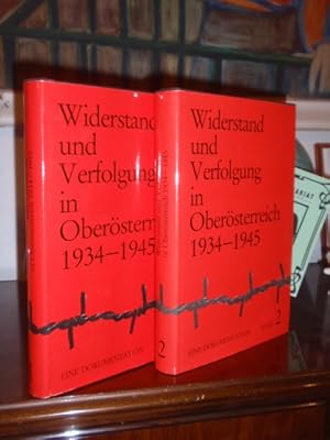 Bild des Verkufers fr Widerstand und Verfolgung in Obersterreich 1934-1945. 2 Bnde (komplett). zum Verkauf von Antiquariat Klabund Wien