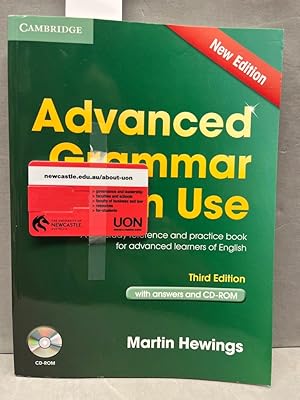 Bild des Verkufers fr Advanced Grammar in Use Book with Answers and CD-ROM 3rd Edition: A Self-Study Reference and Practice Book for Advanced Learners of English zum Verkauf von Kepler-Buchversand Huong Bach