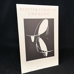 Bild des Verkufers fr Sigill - Bltter fr Buch und Kunst. Heft 1, Folge 11. 1993. zum Verkauf von ANTIQUARIAT Franke BRUDDENBOOKS