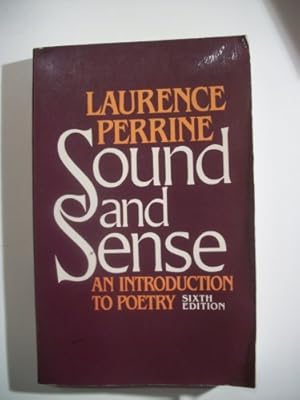 Seller image for Sound and Sense: An Introduction to Poetry for sale by Redux Books