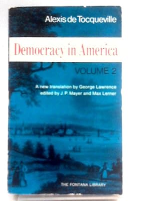 Bild des Verkufers fr Democracy In America - Volume 2 zum Verkauf von World of Rare Books
