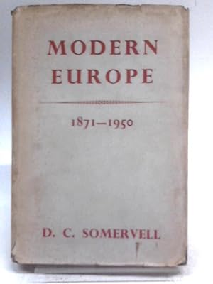 Bild des Verkufers fr Modern Europe 1871-1950 zum Verkauf von World of Rare Books