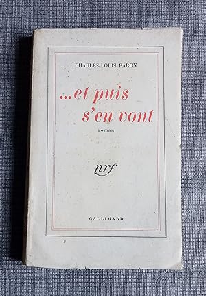 Seller image for et puis s'en vont for sale by Librairie Ancienne Zalc