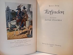 Seller image for Hofjuden. Herausgegeben von Julius Streicher. for sale by Antiquariat Langguth - lesenhilft