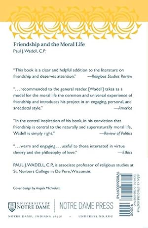 Immagine del venditore per Friendship and the Moral Life venduto da -OnTimeBooks-