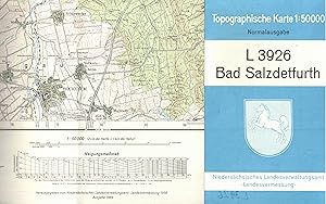 Bild des Verkufers fr Blatt L 3926 Bad Salzdetfurth (Topographische Karte 1 : 50.000). Normalausgabe 1969 zum Verkauf von Paderbuch e.Kfm. Inh. Ralf R. Eichmann