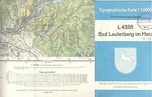 Bild des Verkufers fr Blatt L 4328 Bad Lauterberg im Harz (Topographische Karte 1 : 50.000). Schummerungsausgabe 1970 zum Verkauf von Paderbuch e.Kfm. Inh. Ralf R. Eichmann