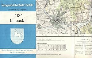 Bild des Verkufers fr Blatt L 4124 Einbeck (Topographische Karte 1 : 50.000). Normalausgabe 1961 zum Verkauf von Paderbuch e.Kfm. Inh. Ralf R. Eichmann