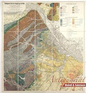 "Geologische Karte der Umgebung von Wien. Unter der Leitung von Prof. F. E. Suess entworfen von C...