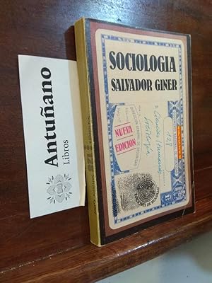 Bild des Verkufers fr Sociologia zum Verkauf von Libros Antuano