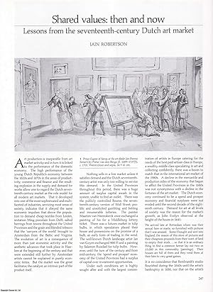 Immagine del venditore per Lessons from the Seventeenth-Century Dutch Art Market. An original article from Apollo, International Magazine of the Arts, 1992. venduto da Cosmo Books