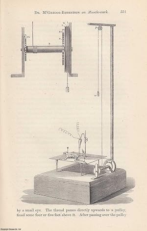 Bild des Verkufers fr On an Apparatus for Studying the Work done by a Frog's Muscle. This is an original article from the Proceedings of the Glasgow Philosophical Society, 1881. zum Verkauf von Cosmo Books