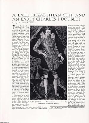 Immagine del venditore per A Late Elizabethan Suit and an Early Charles I Doublet. An original article from Apollo, International Magazine of the Arts, 1939. venduto da Cosmo Books