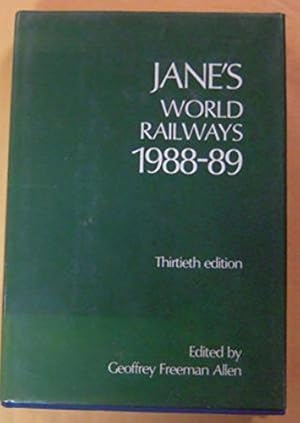 Image du vendeur pour Jane's World Railways 1988-89 mis en vente par WeBuyBooks