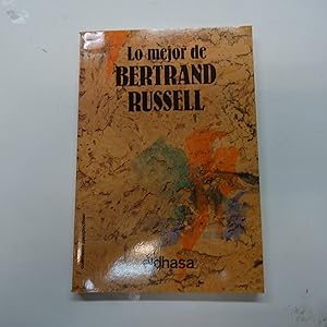 Seller image for LO MEJOR DE BERTRAND RUSSELL. for sale by Librera J. Cintas