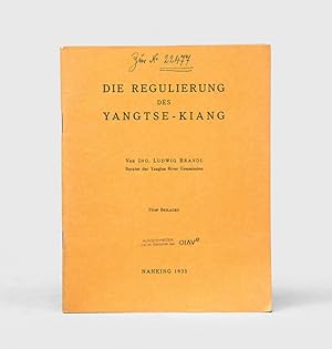 Bild des Verkufers fr Die Regulierung des Yangtse-Kiang ("The Regulation of the Yangtse River"). zum Verkauf von Peter Harrington.  ABA/ ILAB.