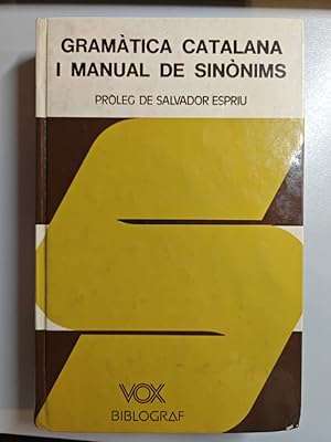 Imagen del vendedor de Diccionari manual de sinonims. vox (edicion especial) a la venta por TraperaDeKlaus