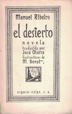 Seller image for EL DESIERTO for sale by Librera Torren de Rueda