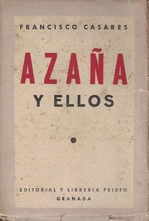 Seller image for AZAA Y ELLOS. Cincuenta semblanzas rojas for sale by Librera Torren de Rueda