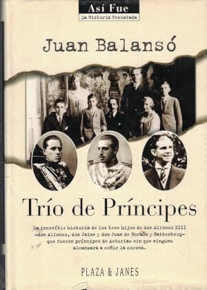Imagen del vendedor de TRO DE PRNCIPES. La increble historia de los tres hijos de don Alfonso XIII. a la venta por Librera Torren de Rueda