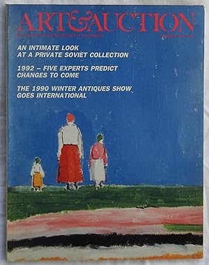 Imagen del vendedor de Art & Auction January 1990 Volume XII Number 6 a la venta por Argyl Houser, Bookseller