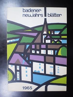 Seller image for Badener Neujahrsbltter 1965. Vierzigster Jahrgang for sale by Buchfink Das fahrende Antiquariat