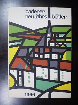 Seller image for Badener Neujahrsbltter 1966. Einundvierzigster Jahrgang for sale by Buchfink Das fahrende Antiquariat