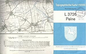 Bild des Verkufers fr Blatt L 3726 Peine (Topographische Karte 1 : 50.000). Normalausgabe 1969 zum Verkauf von Paderbuch e.Kfm. Inh. Ralf R. Eichmann