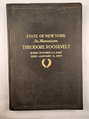 Bild des Verkufers fr A Memorial to Theodore Roosevelt, State of New York, Authorized by the Legislature February 21, 1919 zum Verkauf von WellRead Books A.B.A.A.