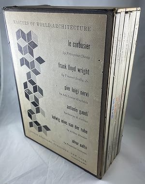 Imagen del vendedor de Masters of World Architecture: Le Corbusier, Frank Lloyd Wright, Pier Luigi Nervi, Antonio Gaudi, Ludwig Mies Van Der Rohe, Alvar Allto(6 Volume Set in Slipcase) a la venta por Lost Paddle Books, IOBA