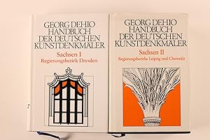 Imagen del vendedor de HANDBUCH DER DEUTSCHEN KUNSTDENKMLER SACHSEN. Sachsen 1: Regierungsbezirk Dresden / Sachsen 2: Regierungsbezirke Leipzig und Chemnitz a la venta por INFINIBU KG