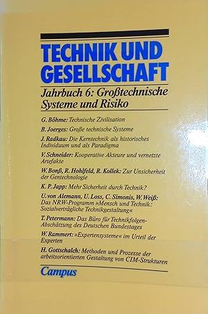 Seller image for Technik und Gesellschaft [6]: Jahrbuch 6. Grotechnische Systeme und gesellschaftliche Entwicklung for sale by books4less (Versandantiquariat Petra Gros GmbH & Co. KG)