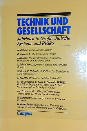 Bild des Verkufers fr Technik und Gesellschaft [6]: Jahrbuch 6. Grotechnische Systeme und gesellschaftliche Entwicklung zum Verkauf von books4less (Versandantiquariat Petra Gros GmbH & Co. KG)